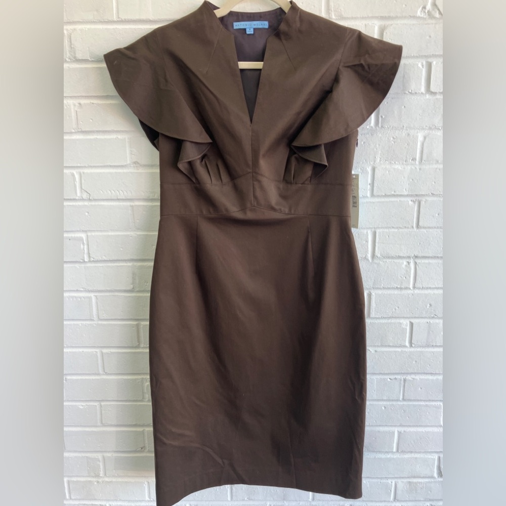 Antonio Melani Brown Midi Dress without tags!